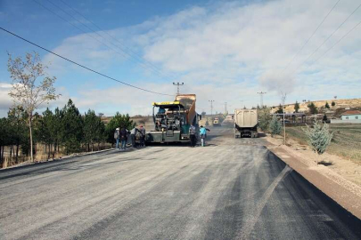 Kayseri Talas'ta ekiplerden hummalı yol çalışması