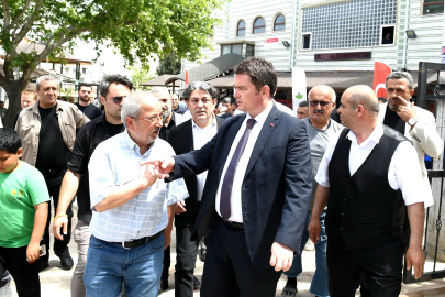 Bursa Osmangazi'de Başkan Aydın Güneştepe sakinleriyle buluştu