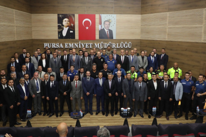 Bursa Emniyeti'nde 70 başarılı personel ödüllendirildi