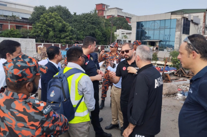 Kocaeli İtfaiyesi'ne Bangladeş’te kritik görev