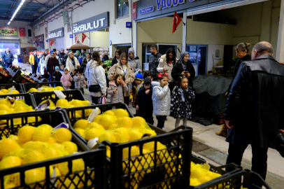 Kocaeli minikler, yerli malını hal binasında öğrendi