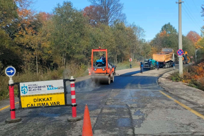 Kartepe zirve yolunda işlemler tamam