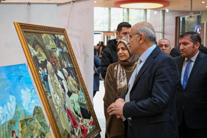 Malatya'da 'Hasat' sergisi sanatseverlerle buluştu
