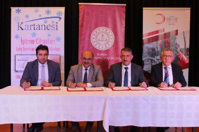 Bursa'da özel çocuklar için özel protokol... Atık piller ses oluyor