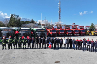 Denizli Büyükşehir’den hizmet filosuna 100 yeni araç