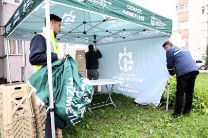 Kocaeli Büyükşehir'de taziye sürecinde de vatandaşın yanında