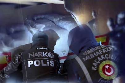 Edirne'de rekor uyuşturucu operasyonu! 289 kilo uyuşturucu ele geçirildi