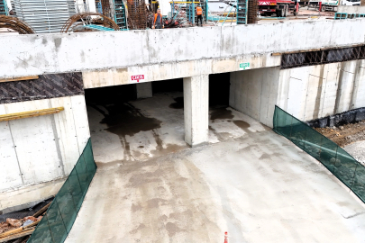 Kocaeli'de o otoparkın ilk katı hizmete alındı