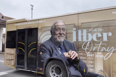 İETT'den İlber Ortaylı'ya 'saygı otobüsü'