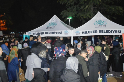 Bursa Nilüferliler o gecenin maneviyatını yaşadı