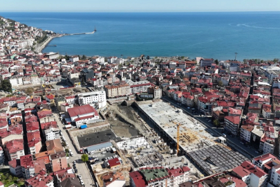 Ordu’da Millet Bahçesi 2000 araçlık otoparkla yükseliyor