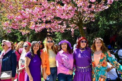 Ankaralı kadınlar baharı Sakura Şenliği'yle karşıladı