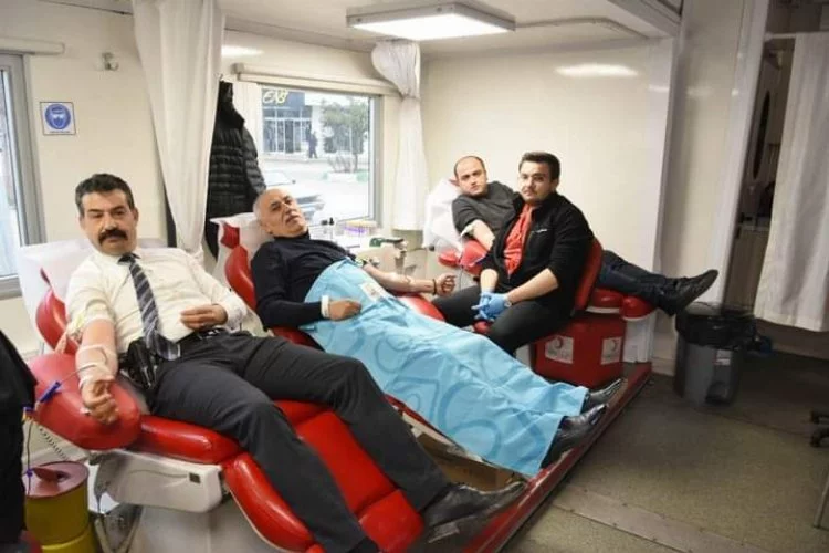 Bursa Yenişehir'de rekor düzeyde kan bağışı