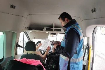 Diyarbakır zabıta ekiplerinden okul servis araçları denetimi